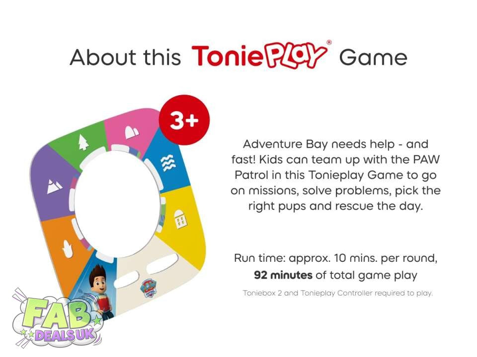 Paw Patrol - Adventure Bay Rescue Heroes Tonies Tonieplay
