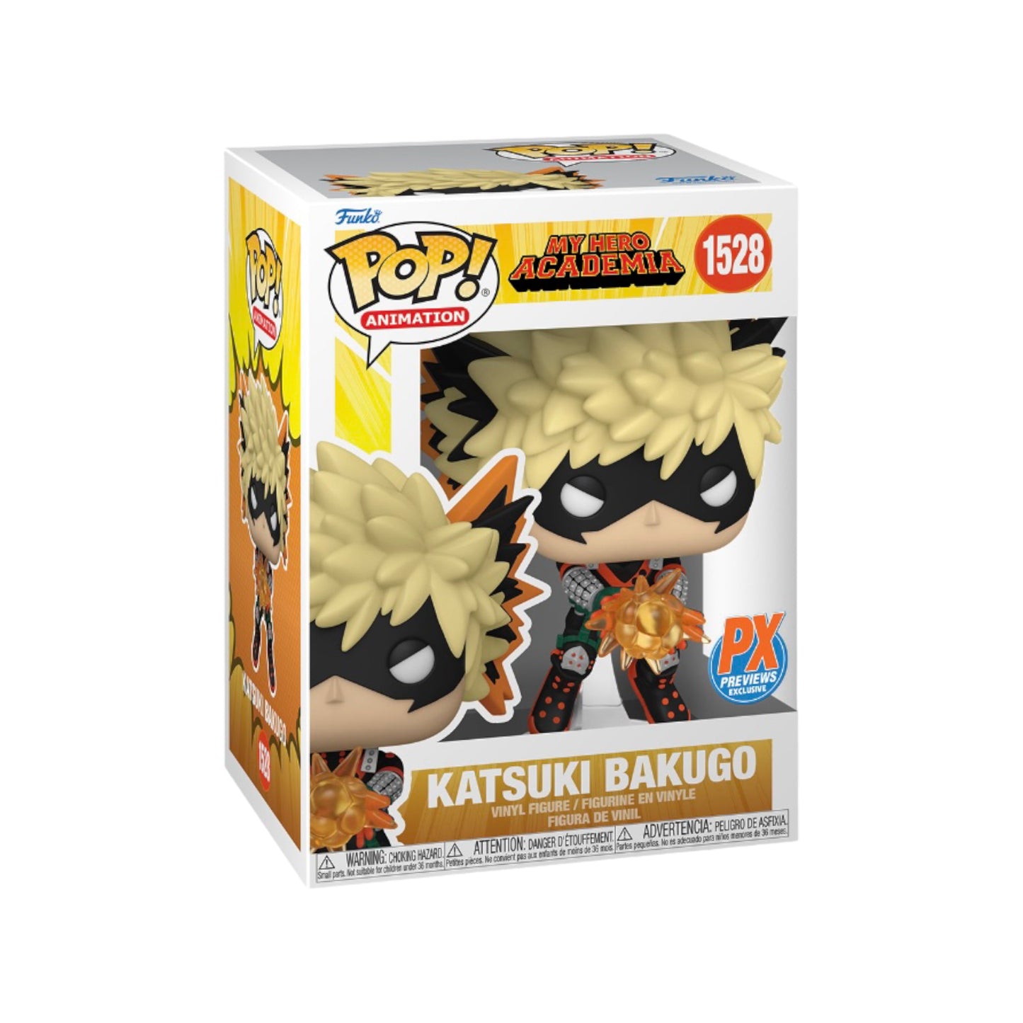 #1528 Katsuki Bakugo PX PREVIEWS My Hero Academia MHA Animation Funko Pop