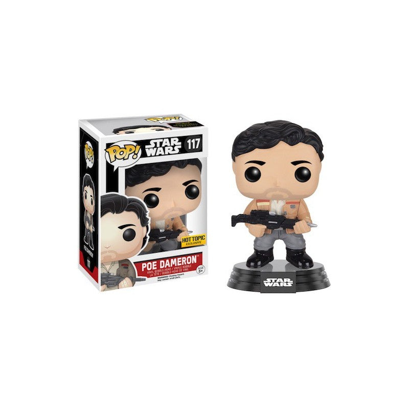 #117 Poe Dameron HOT TOPIC EXCLUSIVE Star Wars Funko Pop