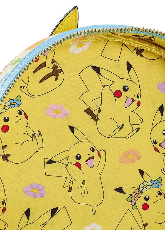 Pikachu Floral Crown Pokemon Loungefly Backpack