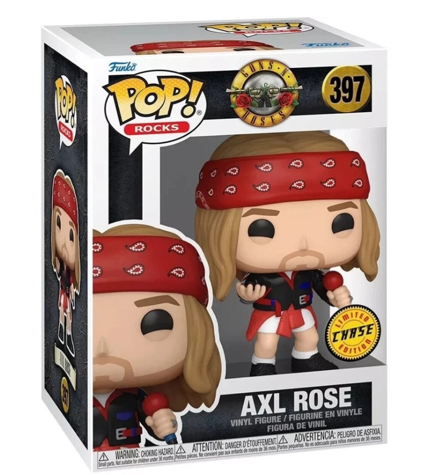 #397 Axl Rose CHASE Guns N Roses Rocks Funko Pop