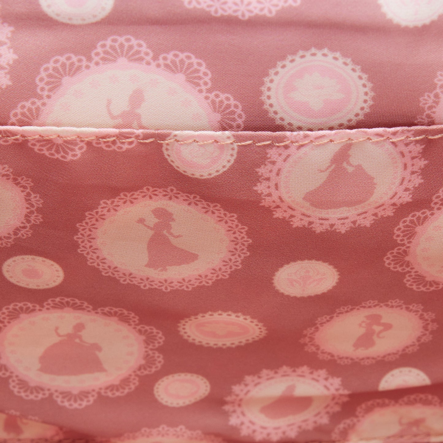 Pink Disney Princess Stained Glass Crossbody Loungefly