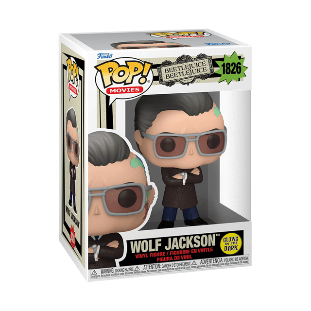 #1826 Wolf Jackson GLOW Beetlejuice Movies Funko Pop