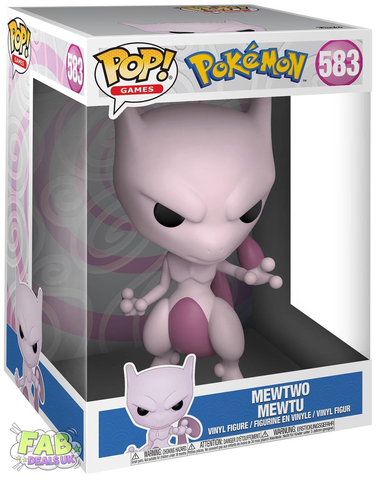 #583 Mewtwo 10" Pokemon Funko Pop