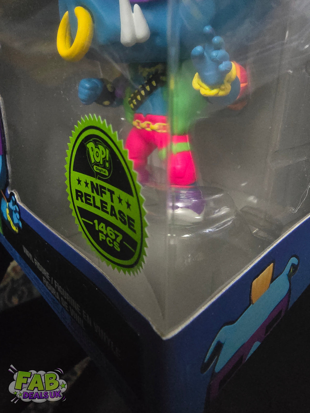 #04 Bebop Blacklight NFT DIGITAL 1467 pcs TMNT Teenage Mutant Ninja Turtles Funko Pop in Stack