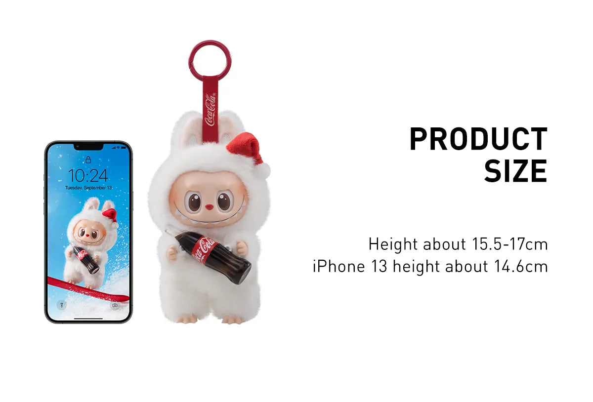 The Monsters X Coca Cola Series Labubu PopMart Vinyl Face Doll GENUINE