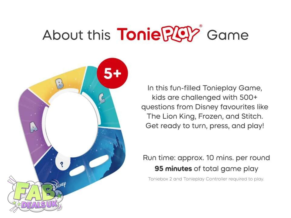Tonies Quiz: Disney Quiz Kingdom Tonies Tonieplay (UK)