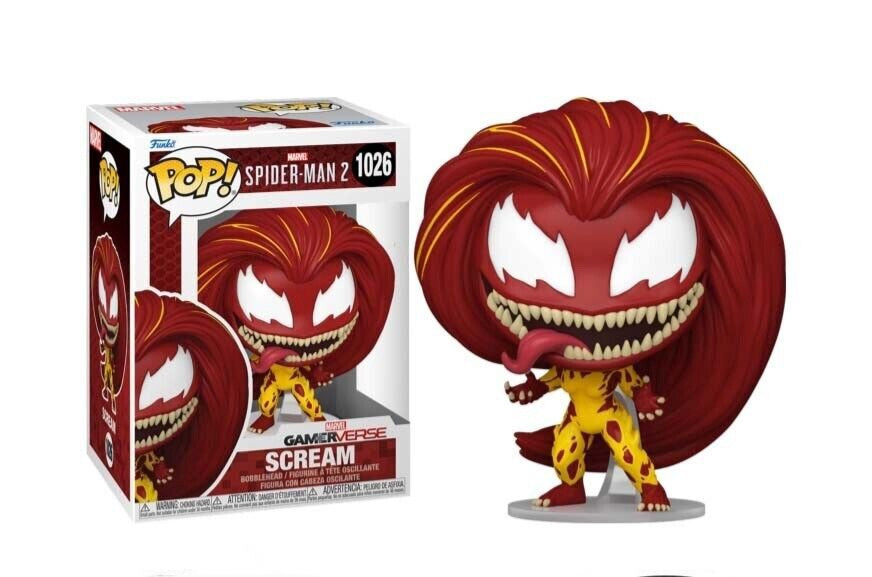 #1026 Scream Spider-man 2 Marvel Funko Pop