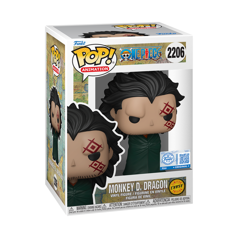 #2206 Monkey D. Dragon CHASE One Piece Animation Funko Pop