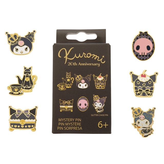 Kuromi 20th Anniversary Hello Kitty Sanrio Loungefly Enamel Blind Box Pin