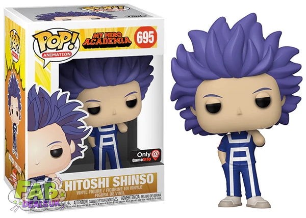#695 Hitoshi Shinso GAMESTOP My Hero Academia MHA Animation Funko Pop