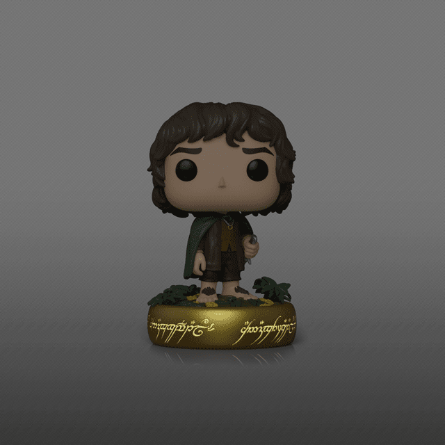 #1832 Frodo Baggins GLOW The Lord Of The Rings Movies Funko Pop Plus