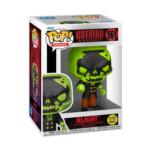 #561 Blight GLOW Batman Beyond Heroes Funko Pop
