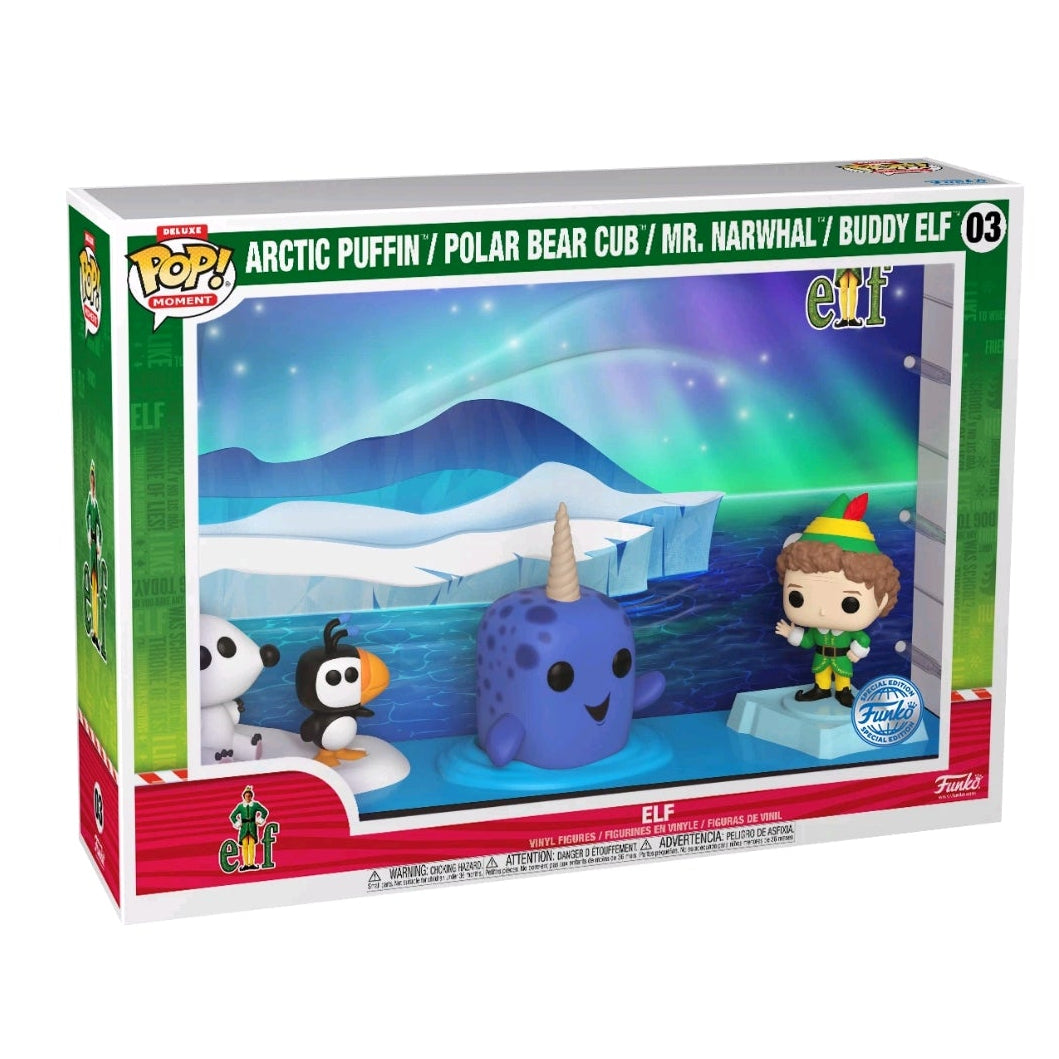 Buddy the Elf Christmas Movie Deluxe Funko Pop Scene