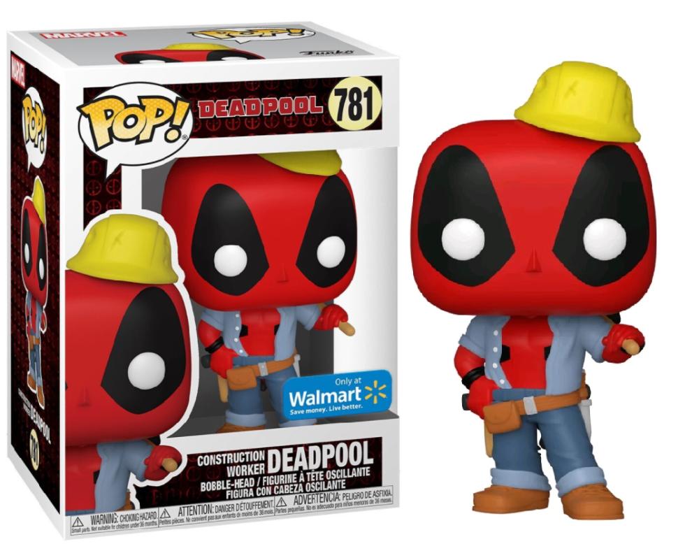 #781 Construction Worker Deadpool Marvel Funko Pop