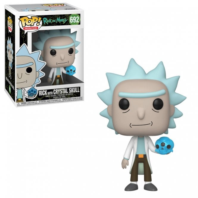 #692 Rick With Crystal Skull Rick and Morty Animation Funko Pop