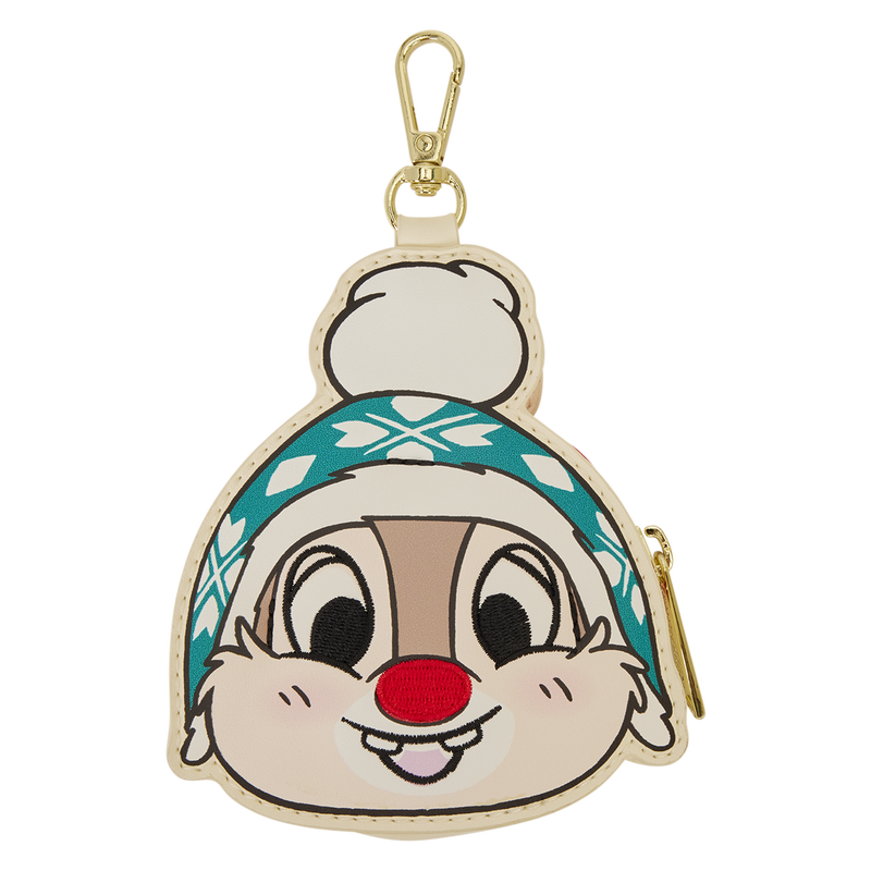 Mickey Mouse and Friends Holiday Snow Disney Loungefly Tote Bag with Coin Purse