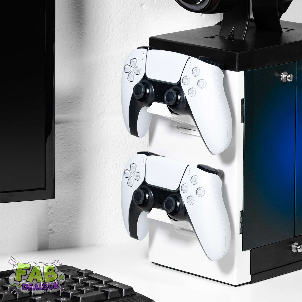 PlayStation Inspired Blue and White Gaming Locker