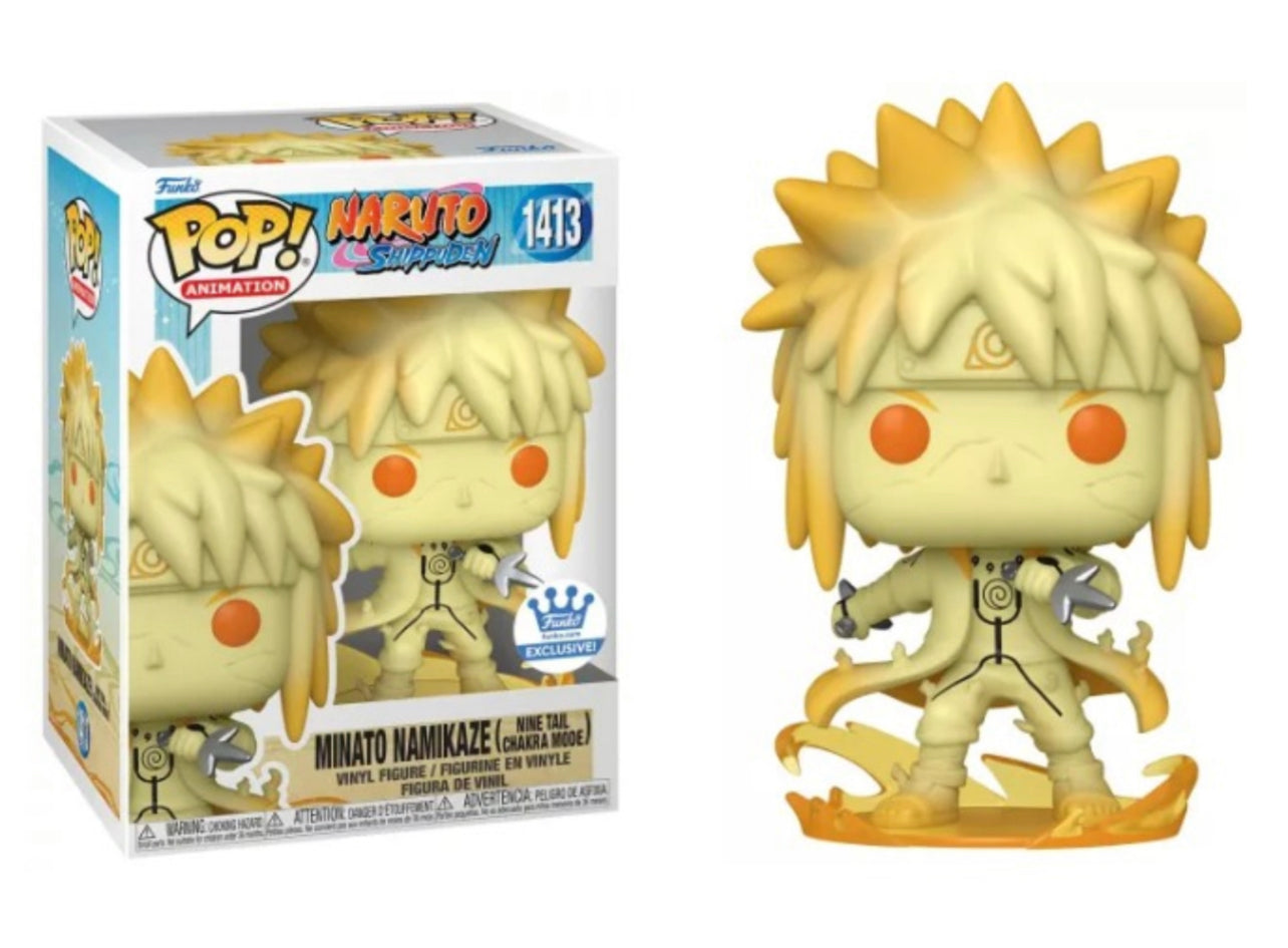 #1413 Minato Namikaze Nine Tail Chakra Mode Naruto Shippuden Animation Funko Pop