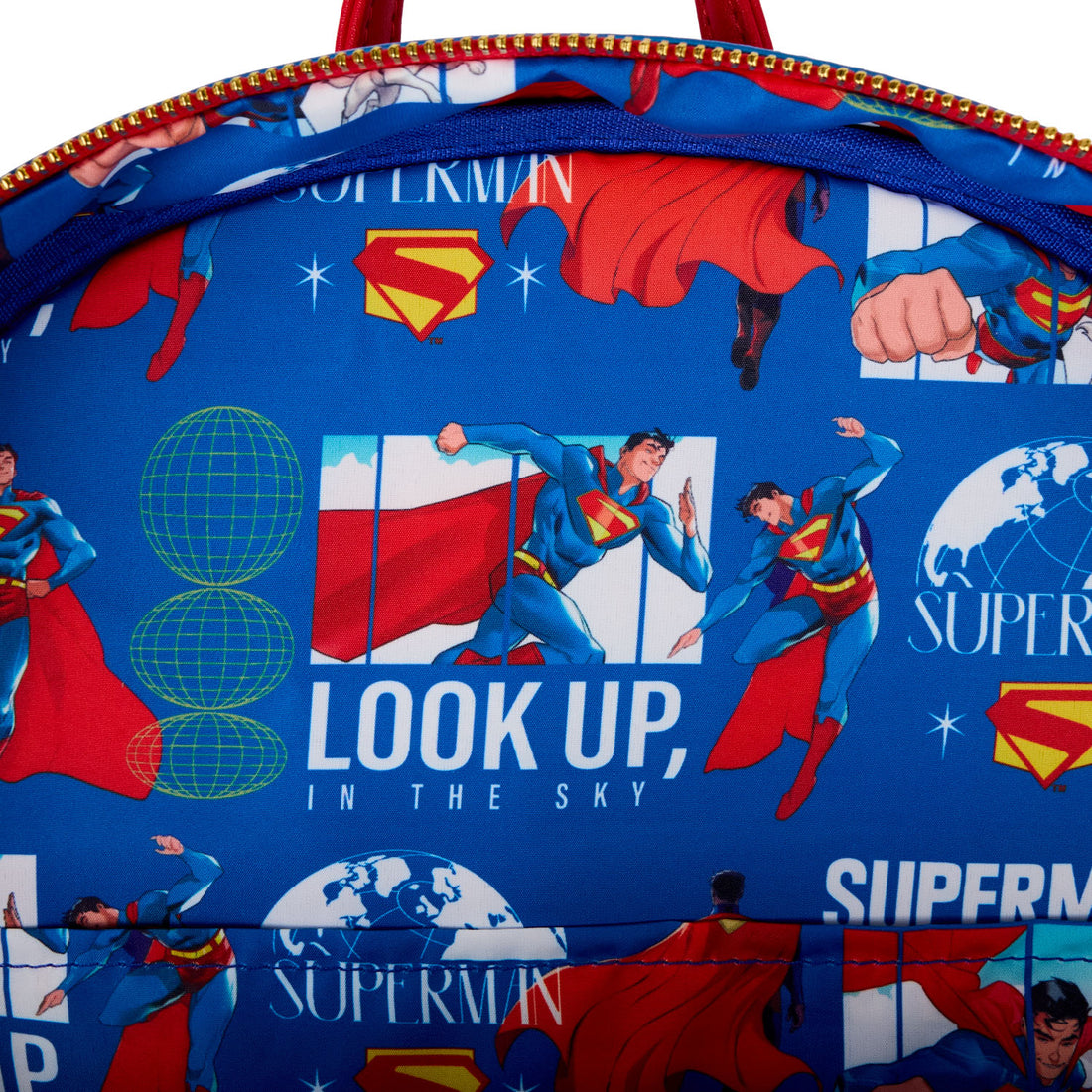 DC Comic Loungefly Superman Backpack