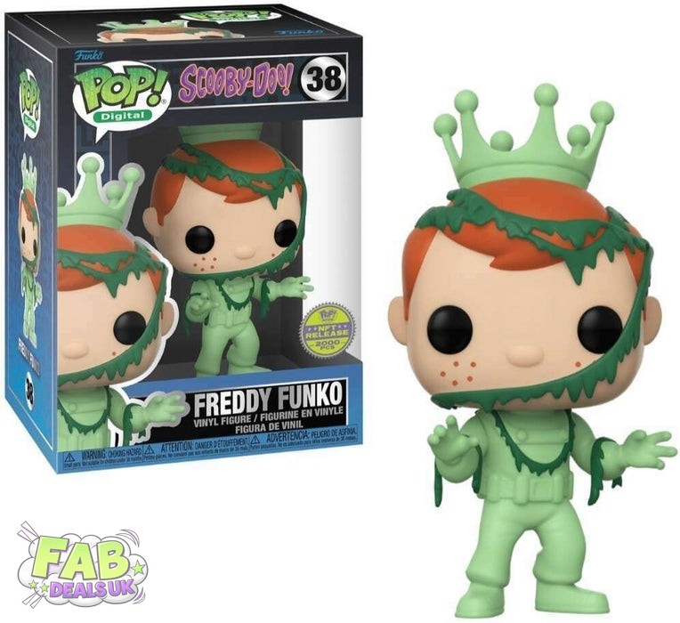 #38 Freddy Funko Captain Cutler NFT DIGITAL 2000 pcs Scooby-Doo Funko Pop in Stack