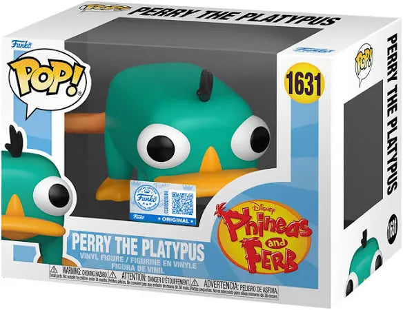 #1631 Perry the Platapus Phineas and Ferb Disney Funko Pop