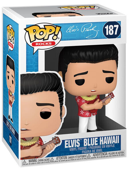 #187 Elvis Blue Hawaii Rocks Funko Pop