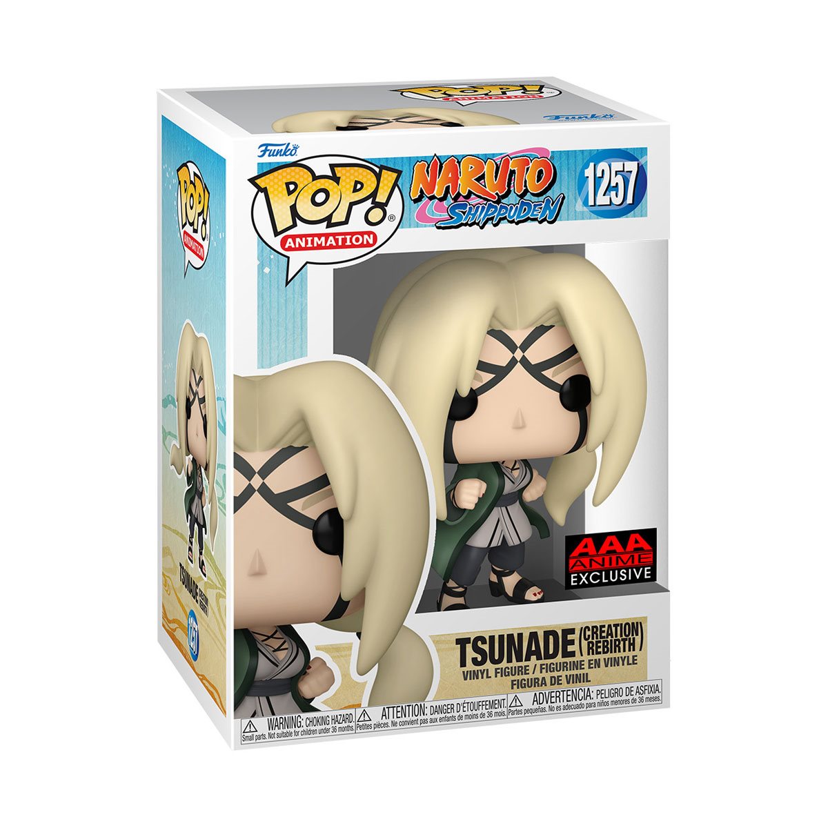 #1257 Tsunade Creation Rebirth Naruto Shippuden Animation Funko Pop