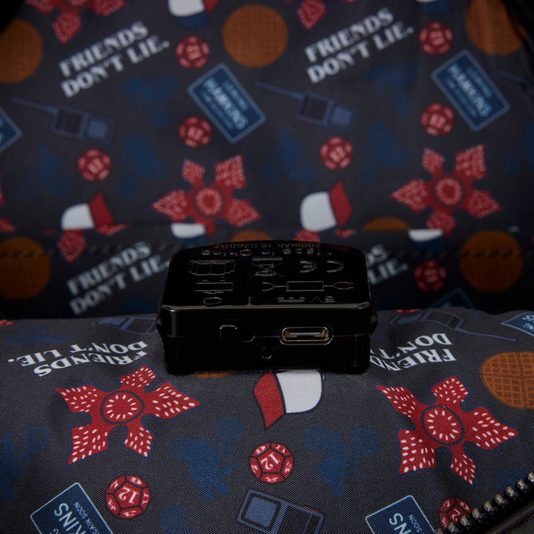 Stranger Things Characters 10th Anniversary Light Up Netflix Loungefly Mini Backpack