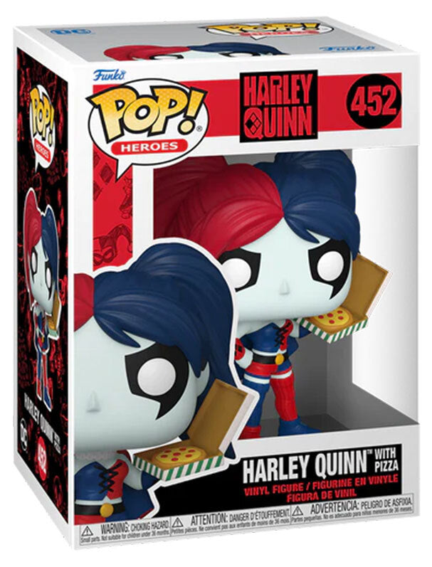 #452 Harley Quinn With Pizza Harley Quinn DC Heroes Funko Pop