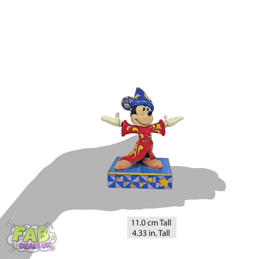 Magical Moment - Sorcerer Mickey Personality Pose Figurine - Disney Traditions Ornament by Jim Shore