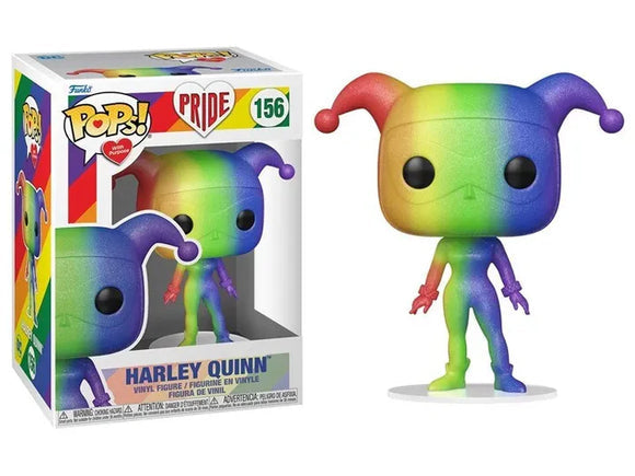 #156 Harley Quinn Rainbow Pride DC Heroes Funko Pop