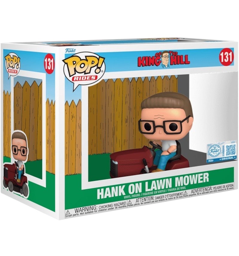 #131 Hank on Lawnmower King of the Hill Funko Pop Rides