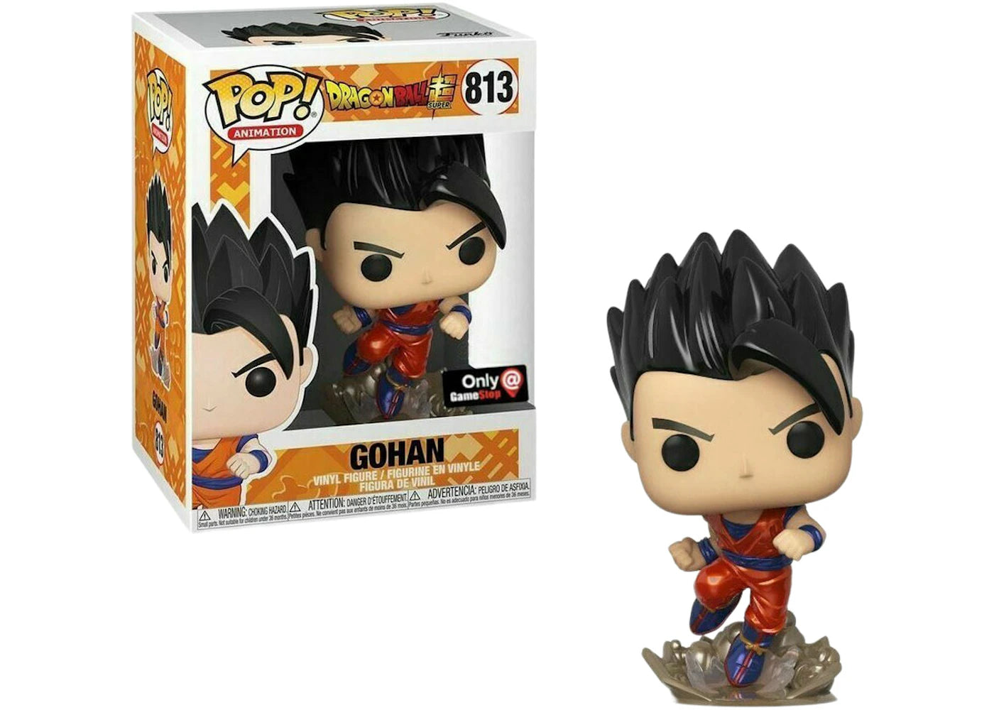 #813 Gohan METALLIC GAME STOP Dragon Ball Z DBZ Animation Funko Pop