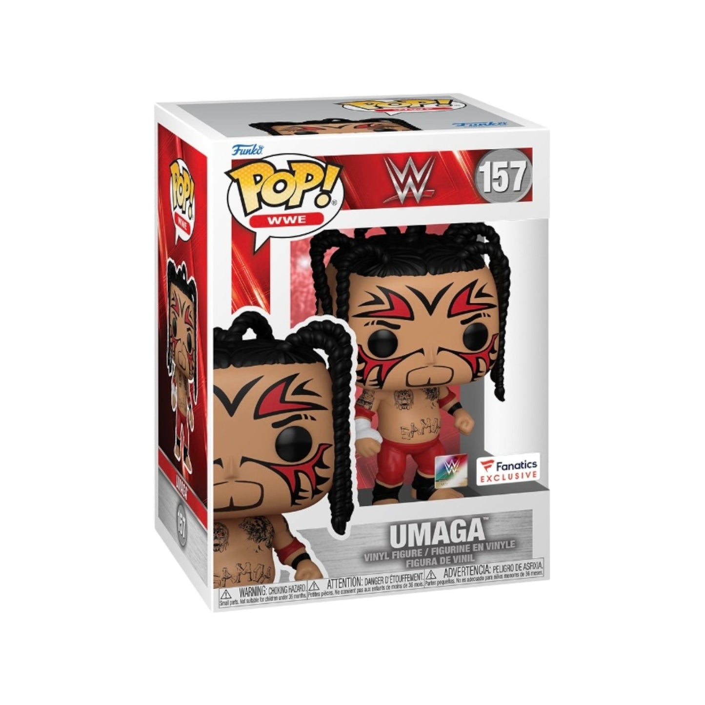 #157 Umaga Fanatics Exclusive WWE Wrestling Funko Pop