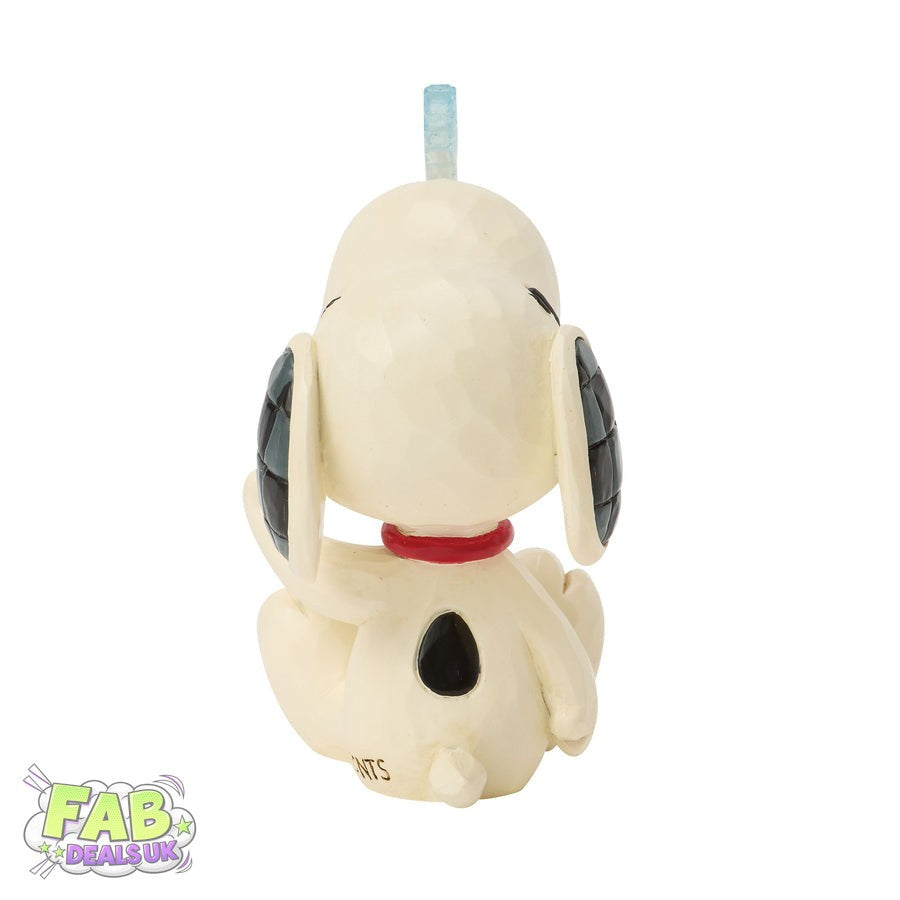 Snoopy with Snowflake on Nose Mini Figurine - Jim Shore Peanuts Ornament