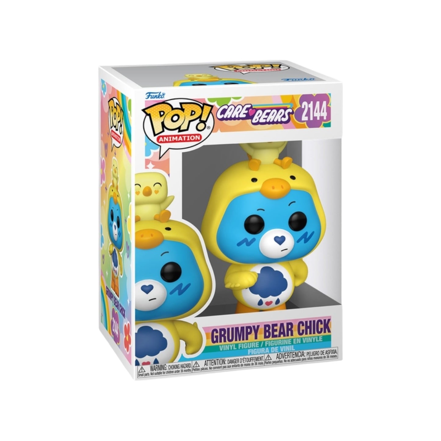 #2144 Grumpy Bear Chick Care Bears Easter Animation Funko Pop