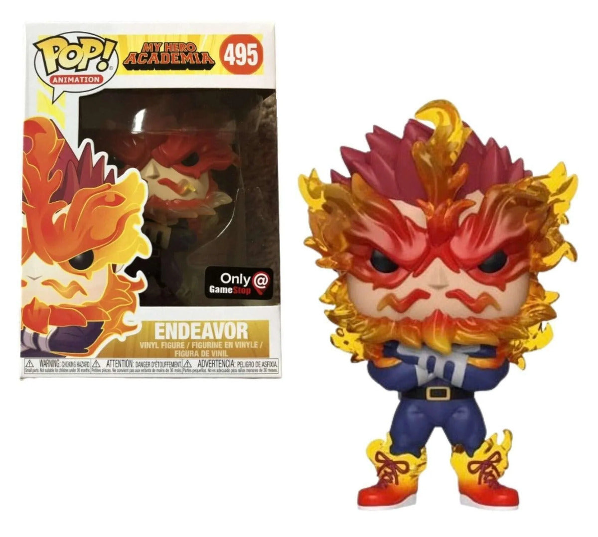 #495 Endeavor GAMESTOP My Hero Academia MHA Animation Funko Pop