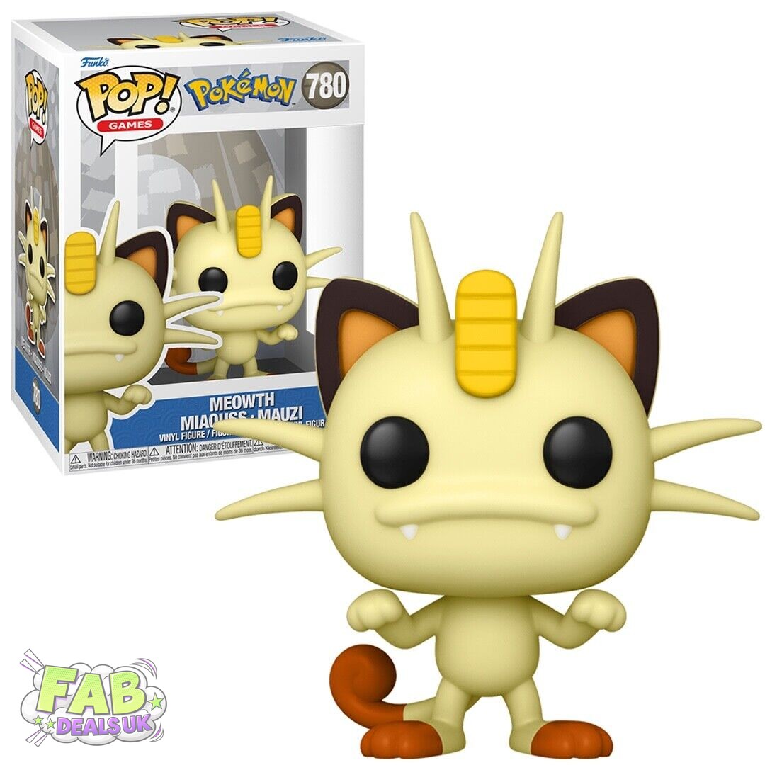 #780 Meowth Pokemon Games Funko Pop