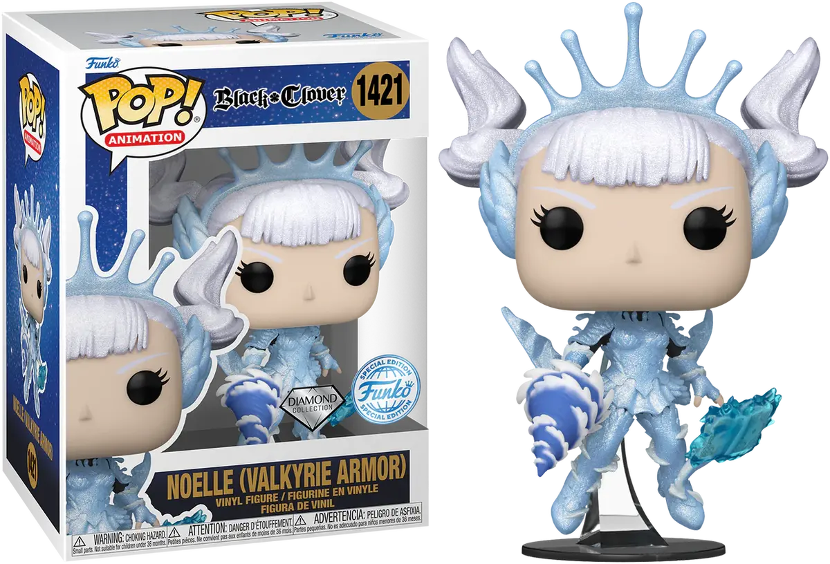 #1421 (Valkyrie Armor) DIAMOND Black Clover Animation Funko Pop