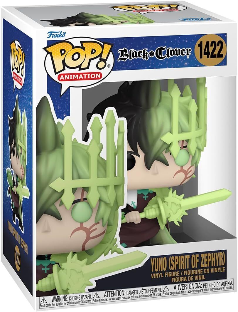 #1422 Yuno (Spirit of Zephyr) Black Clover Animation Funko Pop