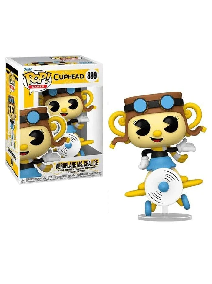 #899 Aeroplane Ms. Chalice Cuphead Games Funko Pop