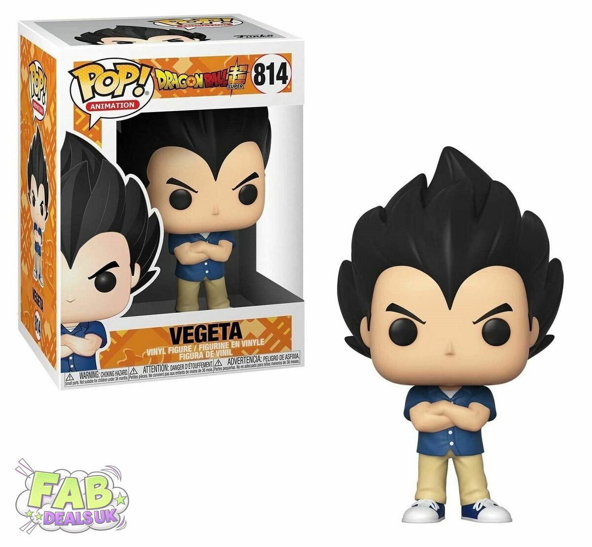 #814 Vegeta DragonBall Z Super DBZ Animation Funko Pop