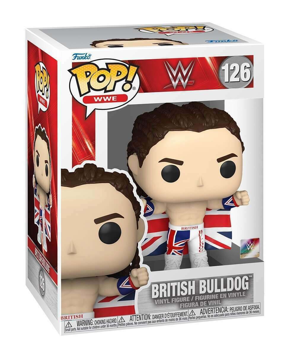#126 British Bulldog WWE Funko Pop