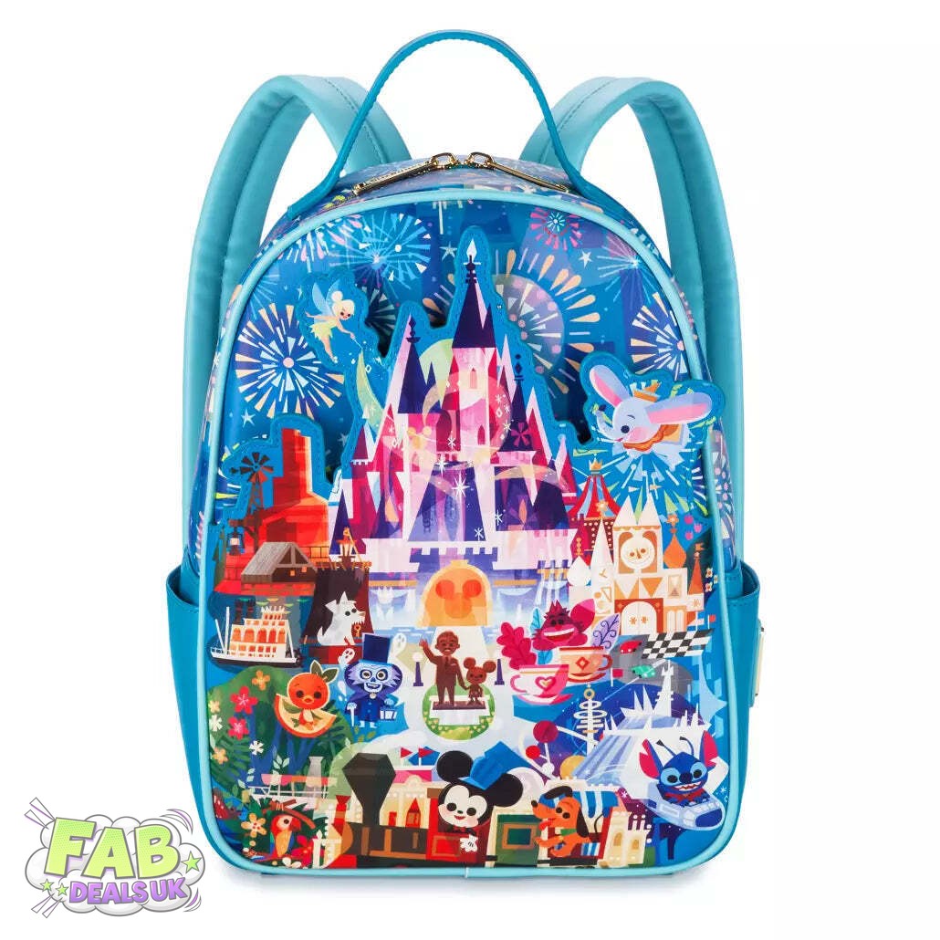Disney Castle by Joey Chou Disney Parks Loungefly Mini Backpack