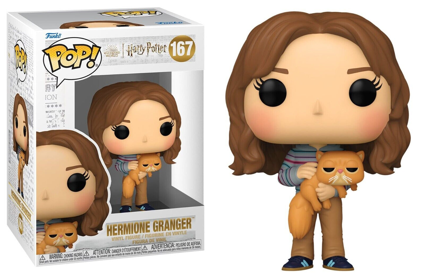 #167 Hermione with Crookshanks Harry Potter Funko Pop