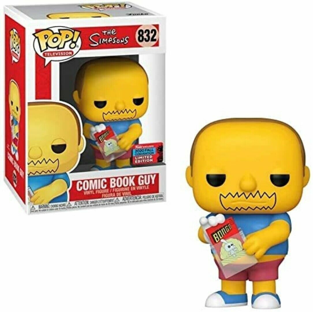 #832 Comic Book Guy 2020 FALL CONVENTION Simpsons Television Funko Pop