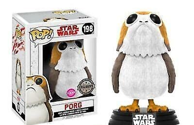 #198 Porg FLOCKED Star Wars Funko Pop