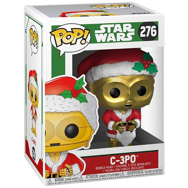 #276 C-3P0 Christmas Holiday Santa Star Wars Funko Pop