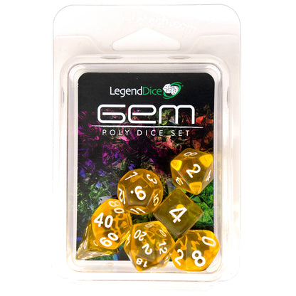 Clamshell Dice Display Pack - Gem